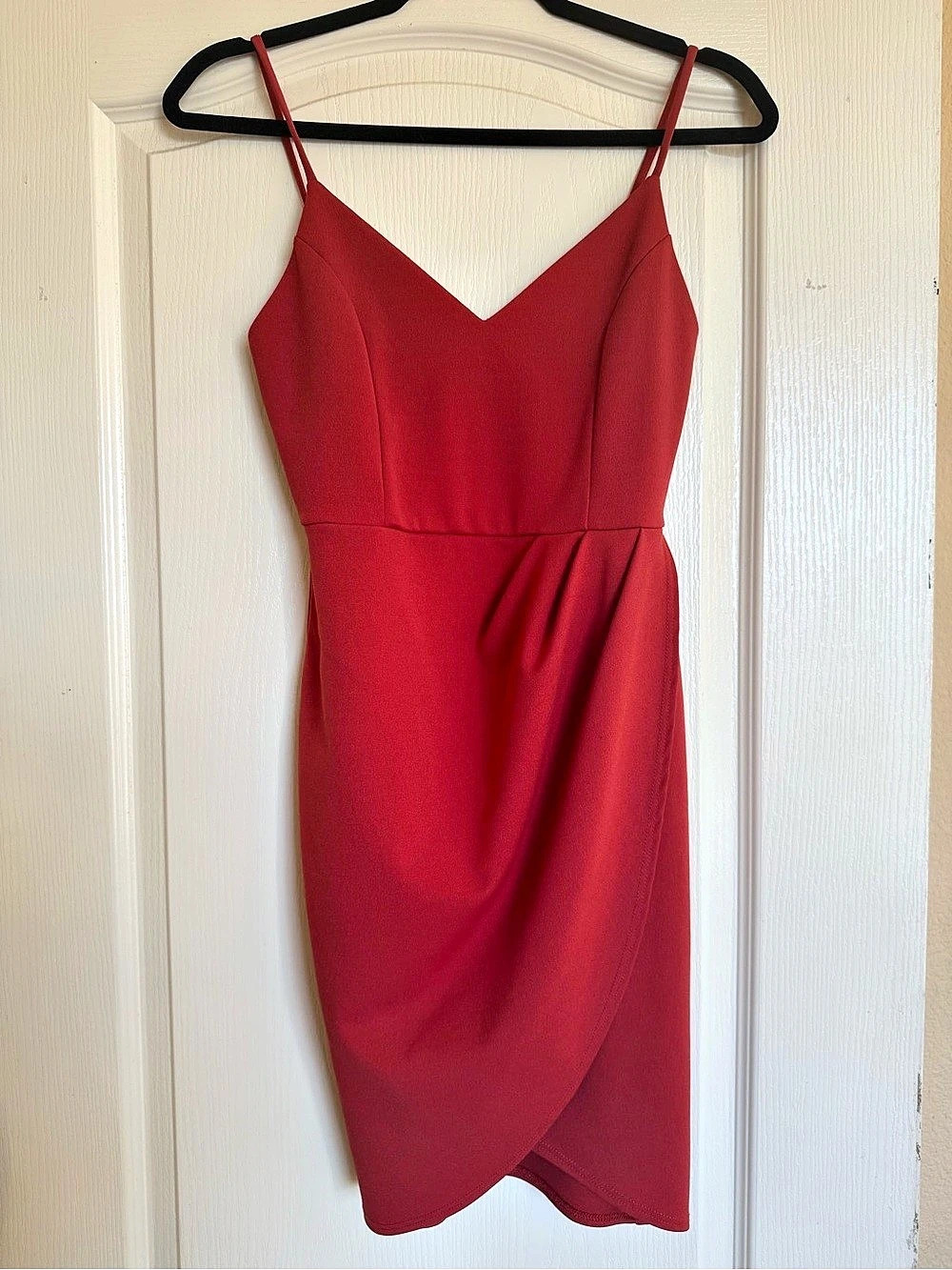 Lulus Rust Midi Slip Dress Size Medium